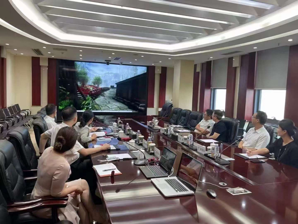 市文旅委党委书记、主任刘旗一行莅临集团调研